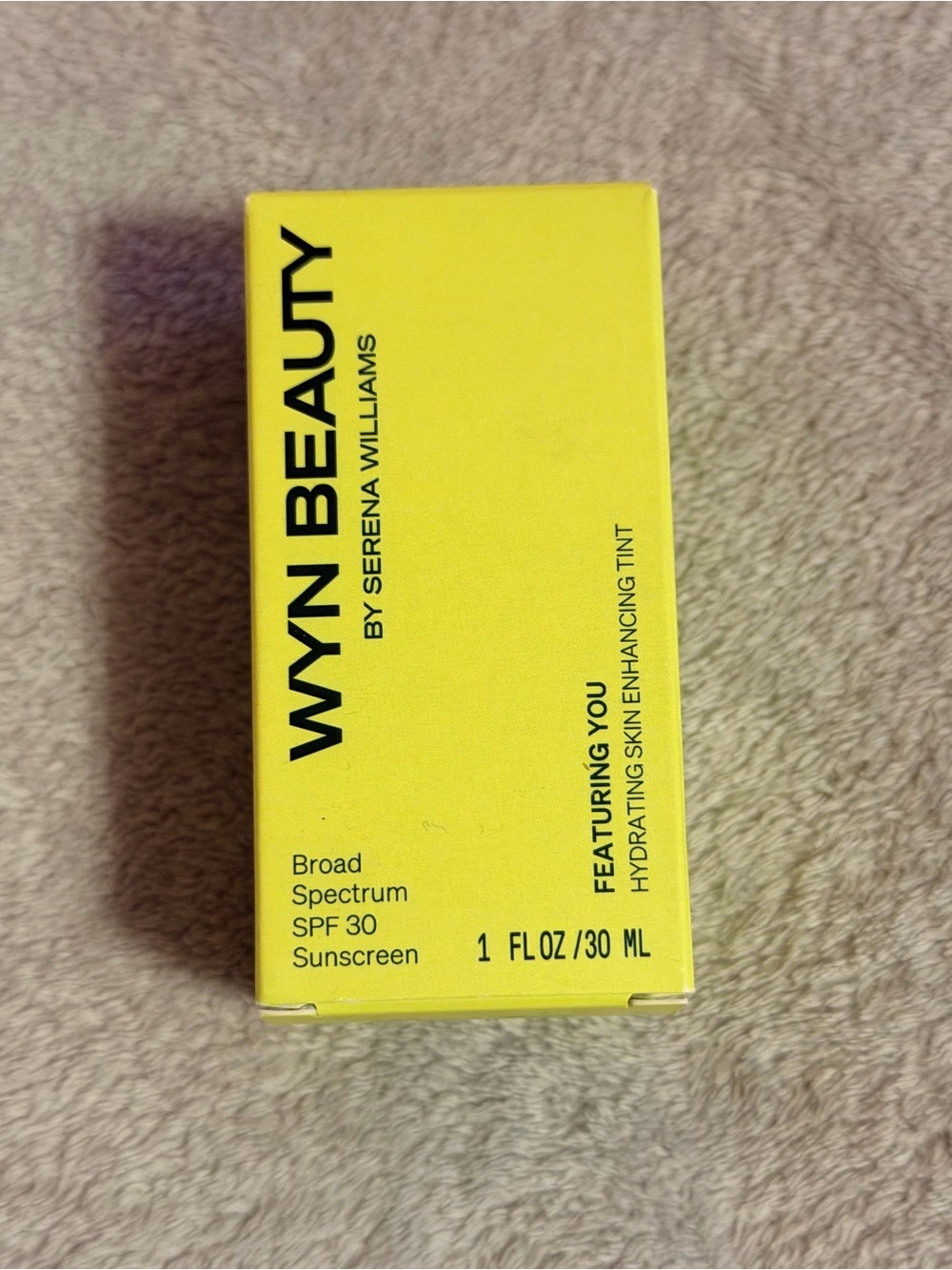 NWT WYN Beauty Hydrating Skin-Enhancing Tint SPF 30 in Color Insist 30